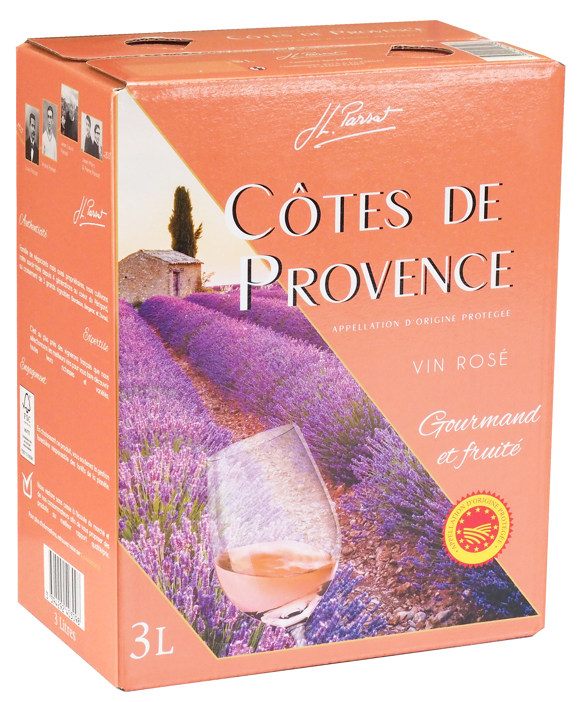 Miniature JL PARSAT - Rosé AOP Côtes de Provence